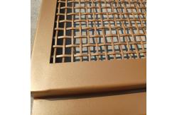 China Fire Proof Customization Architectural Metal Mesh For Facade Deco supplier