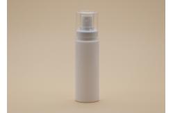 China 60ml White PP Plastic Pump Spray Bottles With Clear K Resin Over Cap supplier