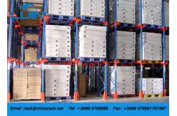 China Industrial Warehouse Drive In Pallet Rack Convenient Pick Up Cargos supplier