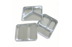 China Pizza Pan ISO9001 Plain 0.01mm Aluminium Food Tray supplier