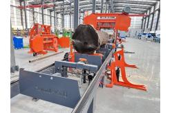 China Fully Automatic Horizontal Hydraulic Band Saw Machine For 1000mm Wood supplier