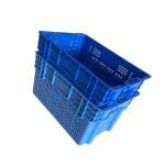 Hygienic 60X40 HD Polyethylene Moving Crate Sea Food Market Load 50Kg for sale