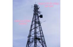 China 30m Self Supporting Lattice Tower For Communication GSM Tower Made Of Angle Steel supplier