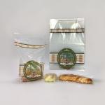 Custom Printed Thick 0.05mm Bread Packaging Bags Clear Plastic LDPE