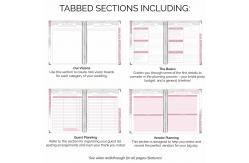 China Ring Binding Personalized Pocket Planner , Printable Wedding Planner Reinforced Metal Edges supplier