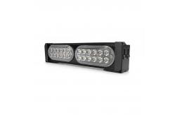 China Amber Magnetic Strobe Light Bar COB LED Traffic Advisor White supplier
