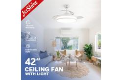 China Standard Wind LED Ceiling Fan with Retractable PC Blades and Air Conditioning Function supplier