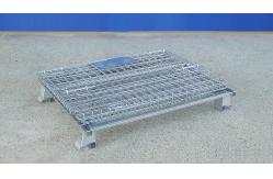 China Foldable Industrial Wire Container Power Coated Rust Resistant supplier