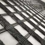 High Strength Uniaxial Polyester Geogrid For Railway Road Construction