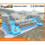 PVC Big Baller Wipeout Inflatable Interactive Game Obstacle Course Challenge for sale