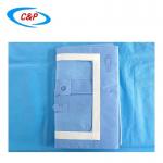Sterile OEM Blue Laparotomy Surgical Drape With CE ISO13485