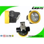 PC Recharegable LED Tunnel Light Cap Lamp 2.2Ah Lithium Ion Battery 4500lux