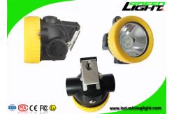 China PC Recharegable LED Tunnel Light Cap Lamp 2.2Ah Lithium Ion Battery 4500lux supplier