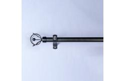 China 28mm Adjustable Length Curtain Rod Finials Set Home Decoration supplier