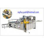 Custom Carton Folder Gluer Machine / Semi Automatic Folder Gluer lifting gluing pressing for sale