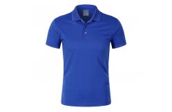 China Eco Friendly SGS Blue Polo T Shirt Custom Applique Logo supplier