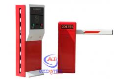 China Traffic Light Interface Boom Barrier Gate With Rfid Long Life Vehicle Access Control supplier