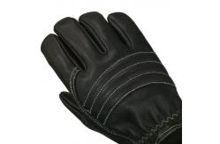 China EN659 Structural Firefighter Gloves Long Cuff With Reflective Tape supplier