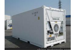 China Metal Used Reefer Container / 20 Foot Refrigerated Container supplier