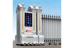 China Right Opening Electric Retractable Door Alarm And Infrared Antibump supplier