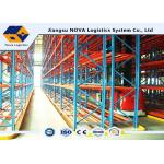 SS400 Conventional Galvanized VNA Pallet Racking For Textile Industry for sale