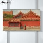 3.5mm Bezel LCD Video Wall Display 49Inch FHD Resolution 607.8mm Width for sale