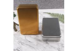China PMS Small Rectangular Tin Containers 0.32mm Empty Tin Box supplier