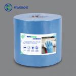Oil Absorbing Disposable Low Lint Wipes For Cleaning Blue Enhanced Wiper Paper Roll Industrial for sale