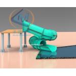 Fully Customized Spiral Water Slide – 10m Curved Slide with 1.7m Platform for Small Pools for sale