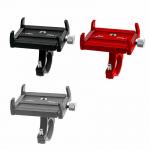 Aluminum Alloy motorcycle mobile phone holder 360 Degree Adjustable 55mm Width for sale