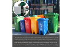 China 240L Trash Cans With Wheels Recycling And Sanitation Trash Bin 240 Liters supplier