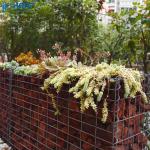 Galvanized Welded 4mm Landscape Gabion Wall Square Hole Stone Cage And Rock for sale