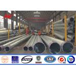 10MM Galvanized Distribution Metal Utility Poles 69kv Tranditional Philippines for sale