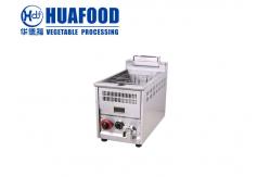 China Adjustable 8 Liter Commercial Gas Deep Fryer With Temperature Control supplier
