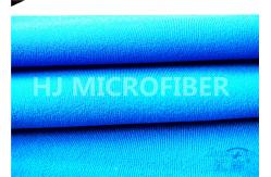 China Blue Polyester Flexible  Loop Fabric For Clothing And Bag Adhering supplier
