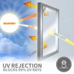 Scratch Resistant Building Window Reflective Film UV Blocking for Commercial Residential