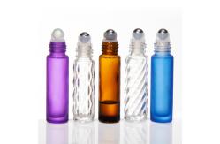 China 10Ml  Roll On Glass Roller Perfume Bottle With Stainless Steel Roller Ball supplier