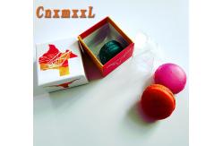 China Varnishing Archaize Style Macaron Packaging Boxes SGS Printed Paper Box supplier