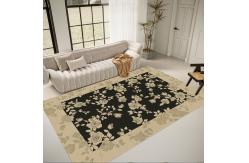 China Household Printed Living Room Floor Rug Light Luxury Pattern Coffee Table Blanket supplier