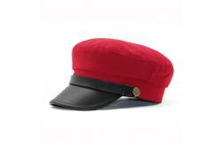 China Lightweight Unisex Military Cadet Cap Sea Captain Cap Fully Customizable supplier