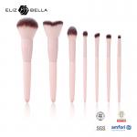 8pcs Wooden Handle Cosmetic Brush Sets Two Colors Nylon Hair Make Up Beauty Tools for sale