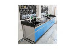 China High Durability Lab Wall Bench Length*W750*H850mm Customizable Space-Saving Design supplier