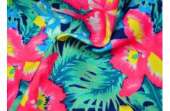 China Twill Polyester Fabric / Patterned Printed Polyester With Heat Transfer supplier