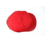Red Rope Nylon Snapback Cap Hat Custom Made Unstructured Plain Blank