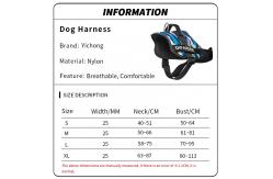 China Polyester Fibre Cute Dog Harness Multi Design Large Dog Harness supplier