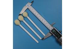 China Disposable White PP Stick Round Sponge Stick Medical Lollipop Foam Swab Applicator supplier