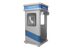China Sound Proof Kiosk Soundproof Phone Booth 25dB Noise Attenuation Without Door supplier