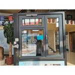 Customized Anthracite Sash Tilt And Turn UPVC Window Tempered Double Glass
