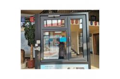 China Customized Anthracite Sash Tilt And Turn UPVC Window Tempered Double Glass supplier