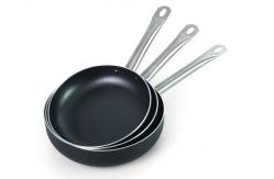 China Marble Non Stick Coating 16cm Stackable Cookware Sets supplier